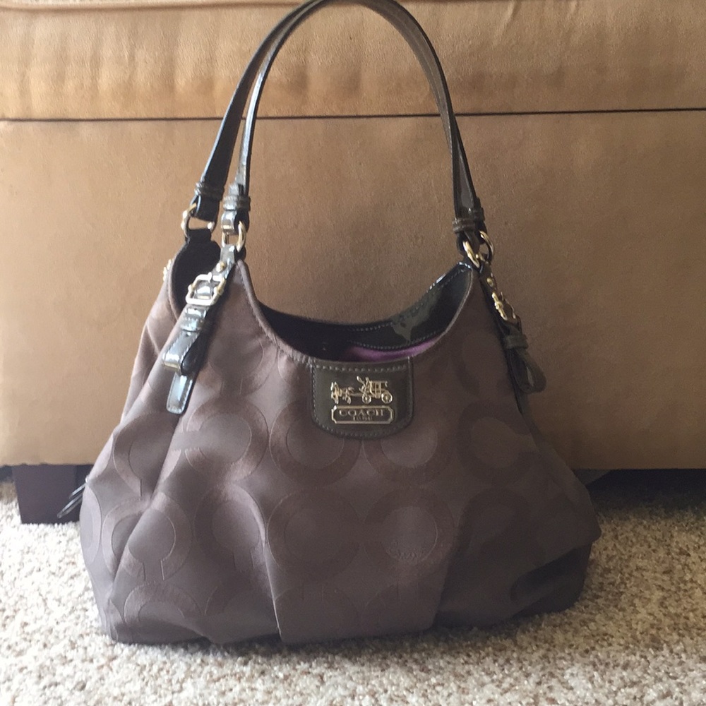 Coach Signature Collection Handbag with Dustbag